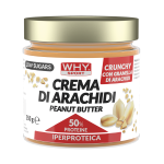 WHYSPORT CREMA DI ARACHIDI PEANUT BUTTER IPERPROTEICO CRUNCHY DA 350G GLUTEN FREE