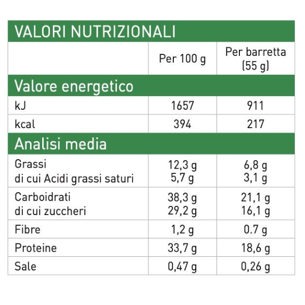ETHICSPORT HIGH PROTEIN - BARRETTA AD ALTO CONTENUTO PROTEICO