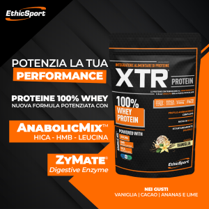 ETHICSPORT PROTEIN XTR 900G CON ANABOLIC MIX GUSTO CACAO