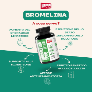 BPR NUTRITION BROMELINA 5000 RETARD IN COMPRESSE GASTRO - PROTETTE