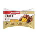 PRONUTRITION CORNETTO KETO DA 50G RIPIENO CIOCCOLATO e MANGO (BOX DA 10x50G)