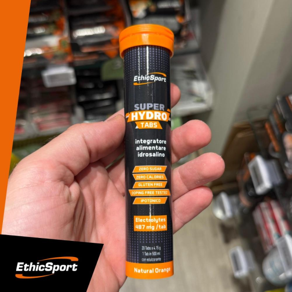 ETHICSPORT SUPER HYDRO TABS - IDRATA RAPIDAMENTE E FORNISCE ELETTROLITI SENZA ZUCCHERI