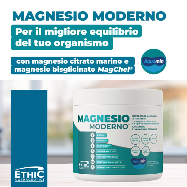 ETHICSPORT MAGNESIO MODERNO - MAGNESIO INNOVATIVO AD ALTO DOSAGGIO