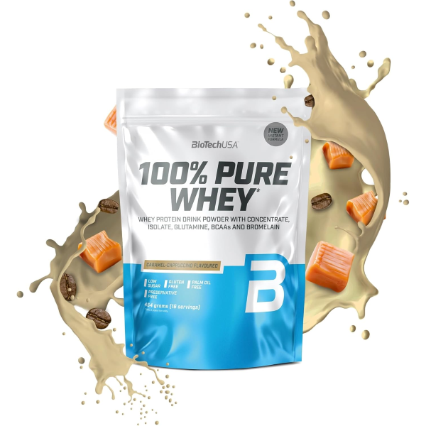 BIOTECH USA 100% PURE WHEY DA 1KG GUSTO CARAMELLO CAPPUCCINO