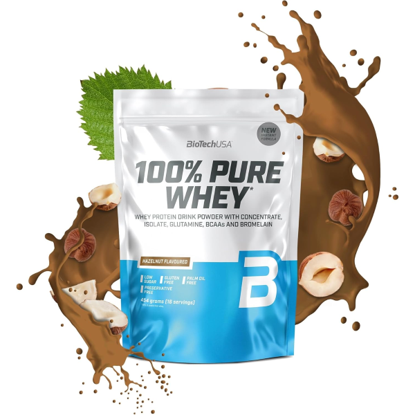 BIOTECH USA 100% PURE WHEY DA 1KG GUSTO NOCCIOLA