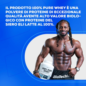 BIOTECH USA 100% PURE WHEY DA 1KG GUSTO NOCCIOLA