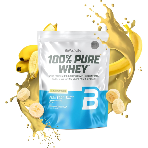 BIOTECH USA 100% PURE WHEY DA 1KG GUSTO BANANA