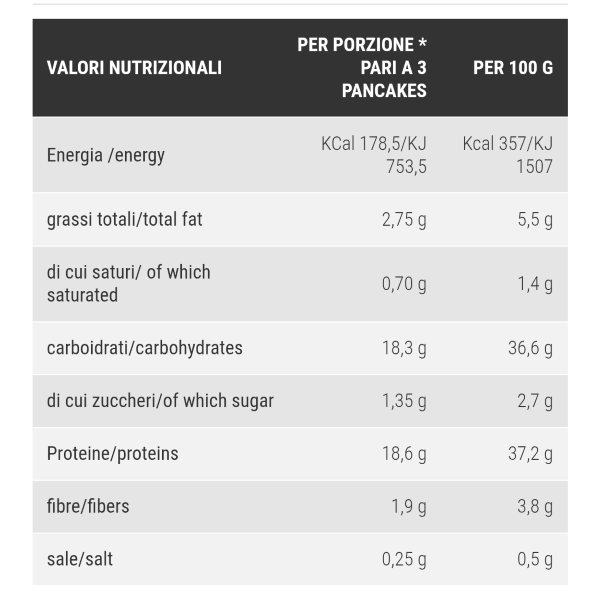 PRONUTRITION PANCAKE FORMULA 800G GUSTO CARAMELLO SALATO