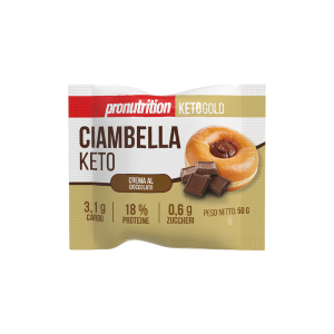 PRONUTRITION CIAMBELLA KETO - SNACK ADATTO PER DIETA CHETOGENICA 