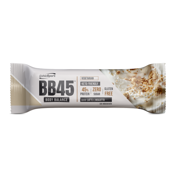 ETHICSPORT BB45 BODY BALANCE (BOX  DA 18x35 Gr) LATTE e BISCOTTO