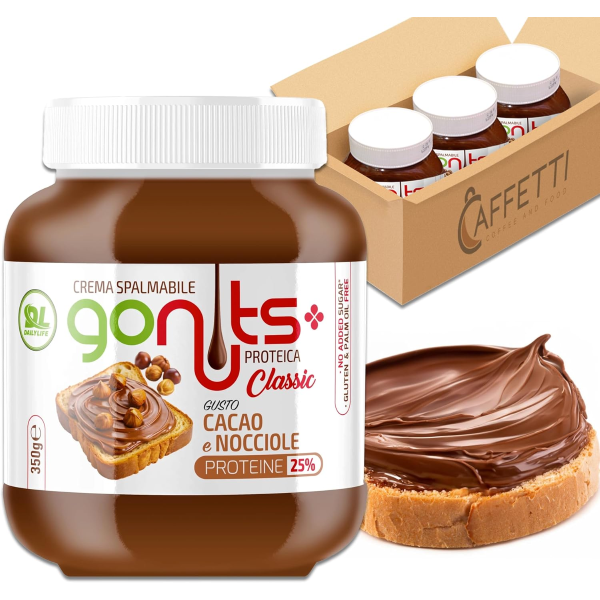 DAILY LIFE GONUTS (BOX DA 3x350G) GUSTO CACAO e NOCCIOLE GLUTEN FREE