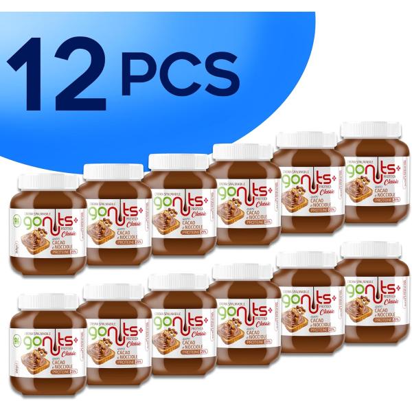 DAILY LIFE GONUTS (BOX DA 12x350G) GUSTO CACAO e NOCCIOLE GLUTEN FREE