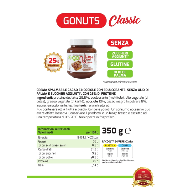 DAILY LIFE GONUTS DOLCE INCANTO - PANDORO PROTEICO LOW CARB