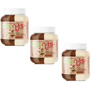 DAILY LIFE GONUTS (BOX DA 3x350G) GUSTO CACAO e NOCCIOLE e CIOCCOLATO BIANCO