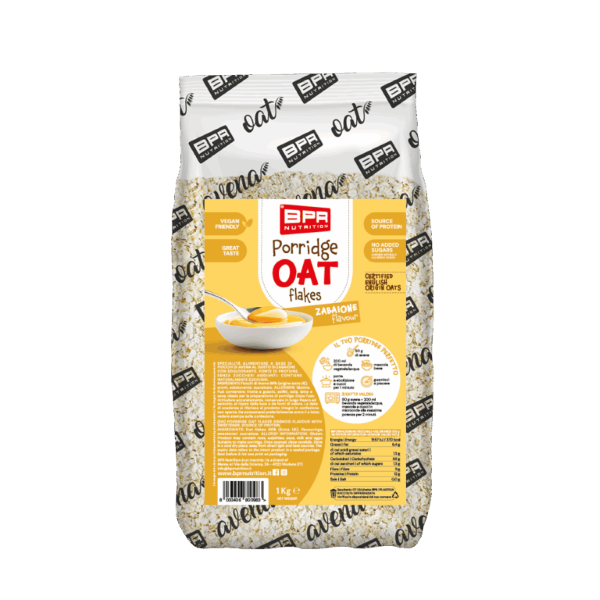 BPR NUTRITION FIOCCHI DI AVENA AROMATIZZATO DA 1000G GUSTO ZABAIONE