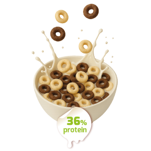 DAILY LIFE HALOS PROTEIN RINGS COOKIES & CREAM DA 250 Gr SUGAR FREE