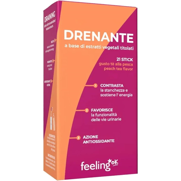 FEELING OK DRENANTE AROMATIZZATO IN STICK MONODOSE