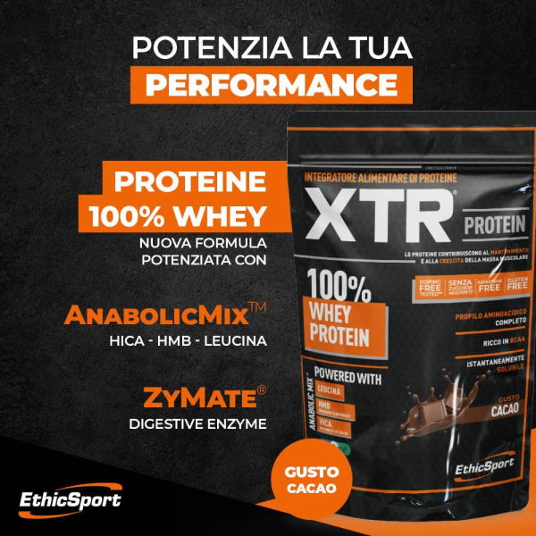 ETHICSPORT PROTEIN XTR 500 Gr CON AnabolicMix™ e ZyMate®
