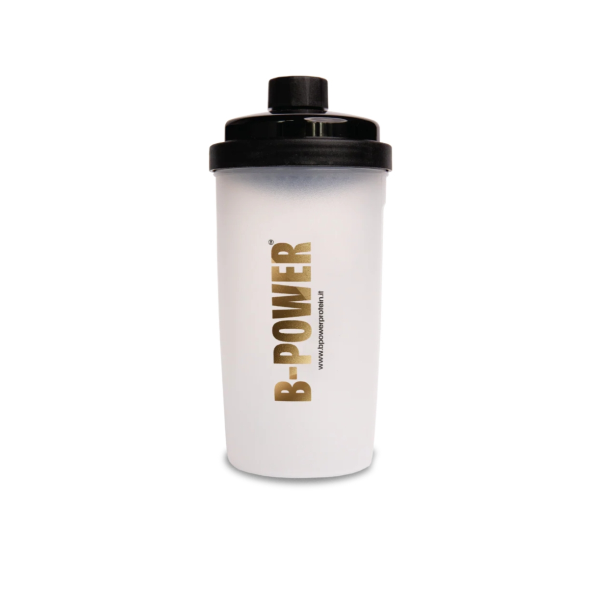 B-POWER SHAKER TRASPARENTE DA 700 ml CON LOGO