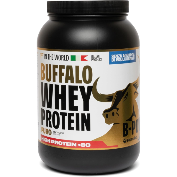 B-POWER BUFFALO WHEY PROTEIN HIGH PROTEIN +80 SENZA EDULCORANTI