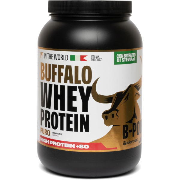 B-POWER BUFFALO WHEY PROTEIN HIGH PROTEIN +80 CON STEVIA 