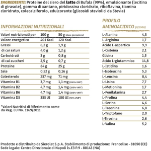 B-POWER BUFFALO WHEY PROTEIN HIGH PROTEIN +80 CON STEVIA 