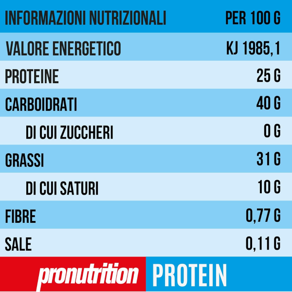 PRONUTRITION CREMA ZERO NOCCIO BIANCO - CREMA PROTEICA SPALMABILE ZERO ZUCCHERI