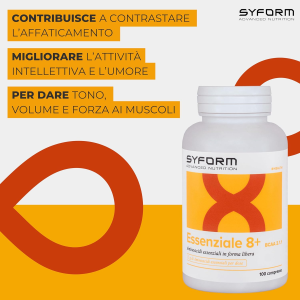 SYFORM ESSENZIALE 8+ 100 CPS - AMINOACIDI ESSENZIALI