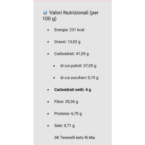 RI.MA BENESSERE TORTINO KETO FRIENDLY AL CIOCCOLATO 