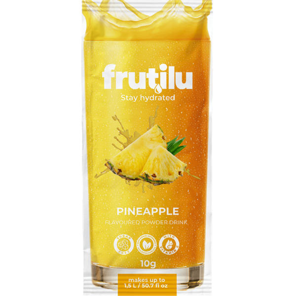 FRUTILU BUSTINA (BOX DA 30 PEZZI DA 10 Gr) GUSTO ANANAS