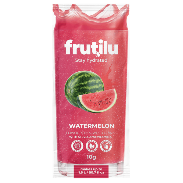 FRUTILU BUSTINA (BOX DA 30 PEZZI DA 10 Gr) GUSTO ANGURIA 