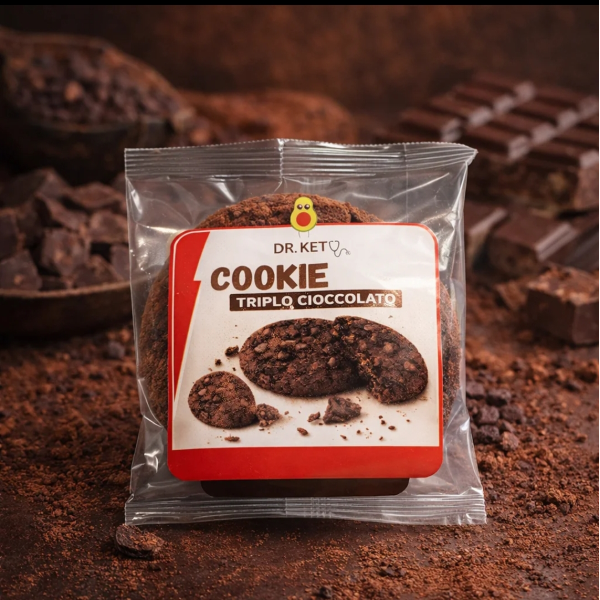 DR.KETO COOKIE TRIPLO CIOCCOLATO Con attivatore Chetosil™