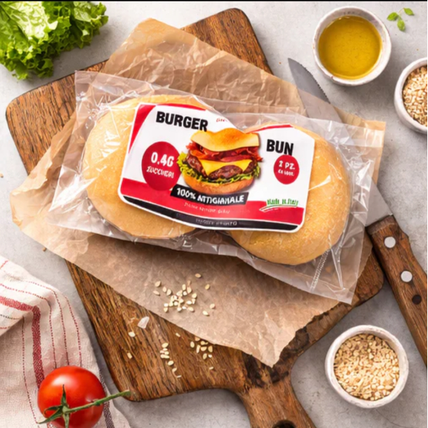 DR.KETO BURGER BUN ( BOX DA 3 PEZZI DA 160 Gr)