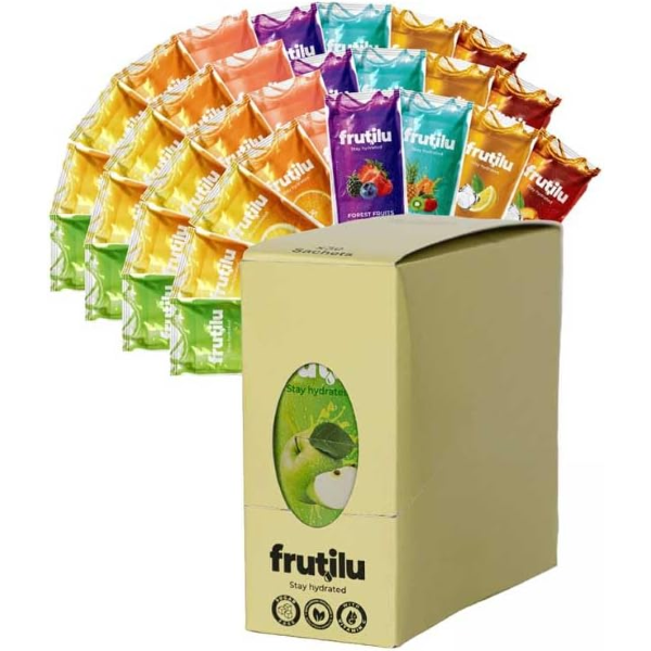 FRUTILU BUSTINA (BOX DA 30 PEZZI DA 10 Gr) GUSTI ASSORTITI