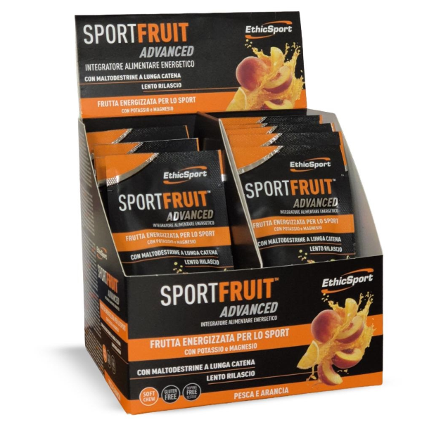 ETHICSPORT SPORT FRUIT ADVANCE (BOX DA 16x42g) GUSTO PESCA ARANCIA