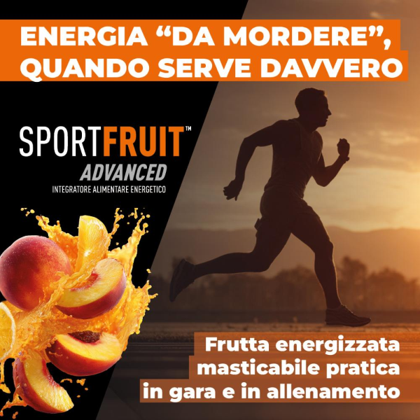 ETHICSPORT SPORT FRUIT ADVANCE (BOX DA 16x42g) GUSTO PESCA ARANCIA