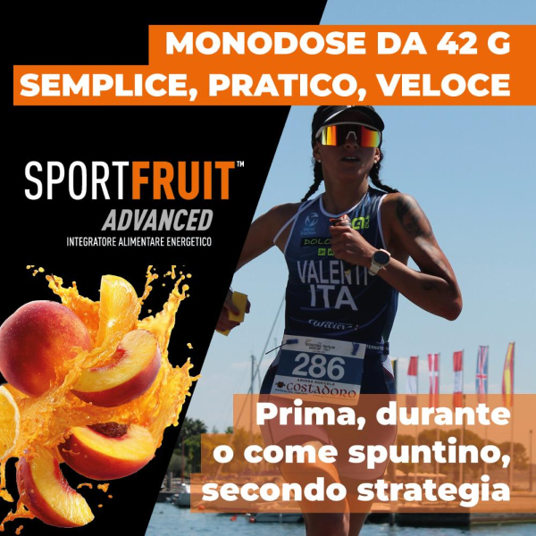 ETHICSPORT SPORT FRUIT ADVANCE (BOX DA 16x42g) GUSTO PESCA ARANCIA