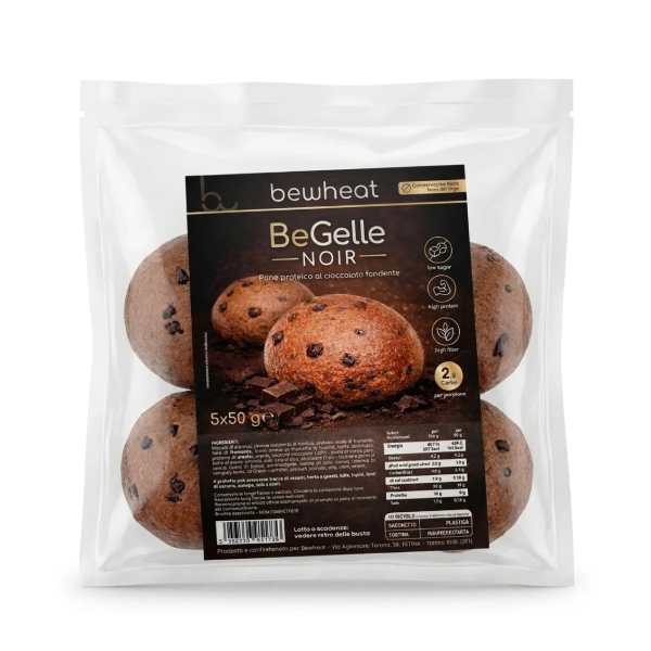 BEWHEAT BEGELLE NOIR KETO PER LA DIETA CHETOGENICA 