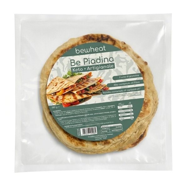 BEWHEAT BE PIADINA KETO - PIADINA ARTIGIANALE CHETOGENICA 