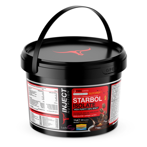 INJECT NUTRITION STARBOL 1KG ISOLATE 85% MOKACCINO