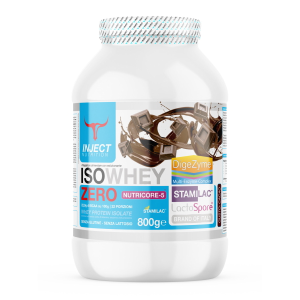 INJECT NUTRITION ISO WHEY ZERO 800 Gr CIOCCOLATO