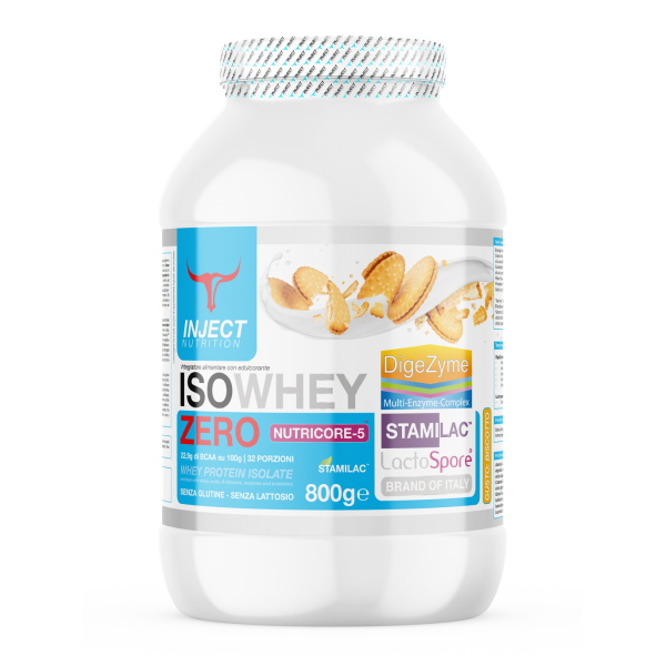 INJECT NUTRITION ISO WHEY ZERO 800 Gr BISCOTTO