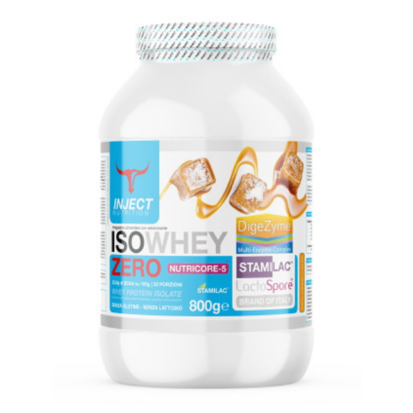 INJECT NUTRITION ISO WHEY ZERO 800 Gr CARAMELLO SALATO