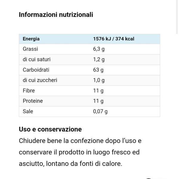 DAILY LIFE OATMEAL FLAKES 1000 Gr GUSTO CARAMELLO