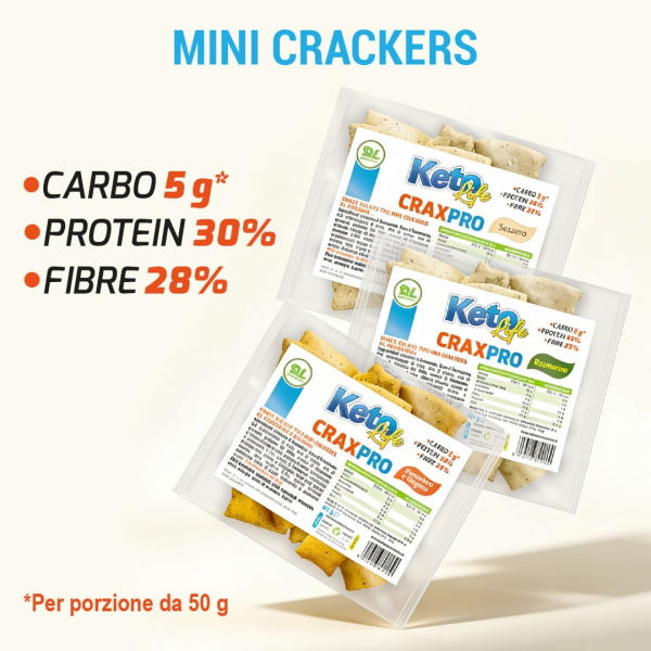 DAILY LIFE CRAXPRO - MINI CRACKERS KETO