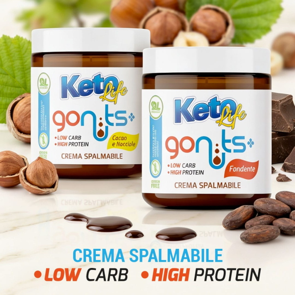 DAILY LIFE GONUTS! KETO DA 250 Gr CACAO e NOCCIOLE 