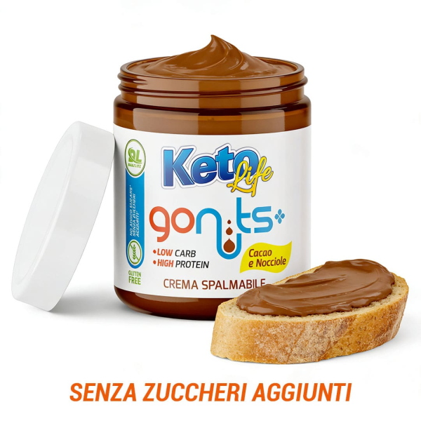 DAILY LIFE GONUTS! KETO DA 250 Gr CACAO e NOCCIOLE 