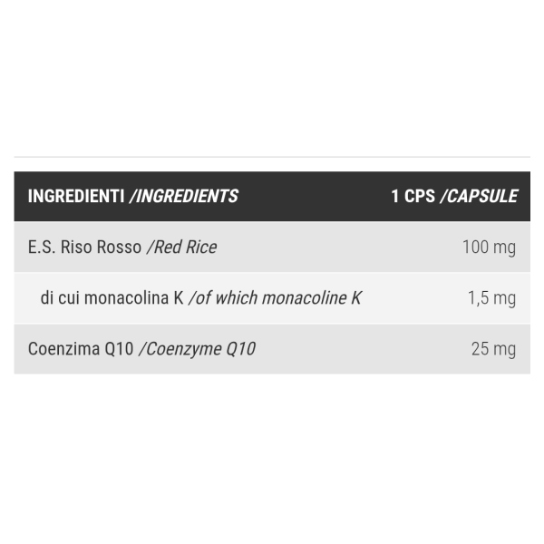 PRONUTRITION RISO ROSSO FERMENTATO COENZIMA Q10 DA 60 CPS 