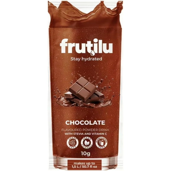 FRUTILU BUSTINA (BOX DA 30 PEZZI DA 10 Gr) GUSTO CIOCCOLATO