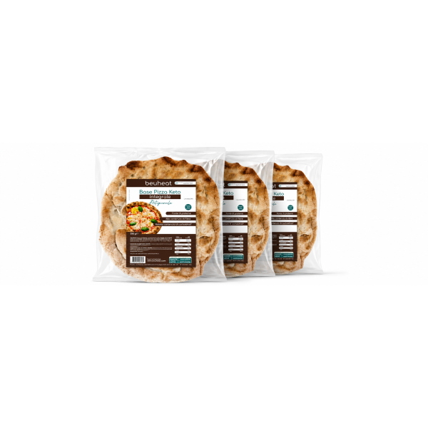 BEWHEAT BASE PIZZA KETO INTEGRALE (BOX DA 3x250 Gr)